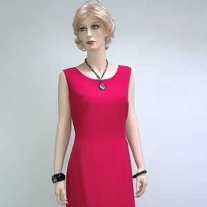 KASPER, red crimson dress, Size 18.